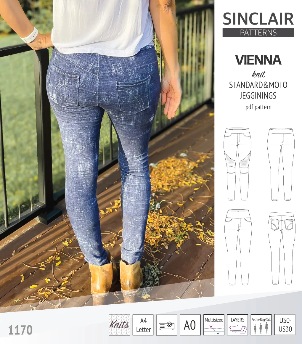 Vienna knit jeggings with moto patch option (PDF) - Image 14