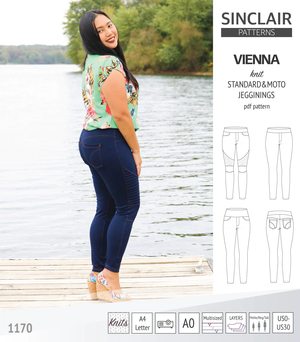 Vienna knit jeggings with moto patch option (PDF) - Image 17
