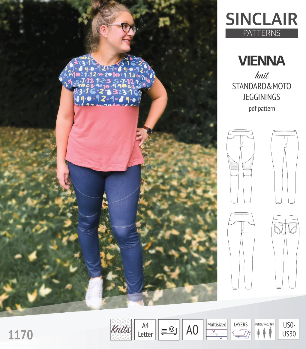 Vienna knit jeggings with moto patch option (PDF) - Image 25