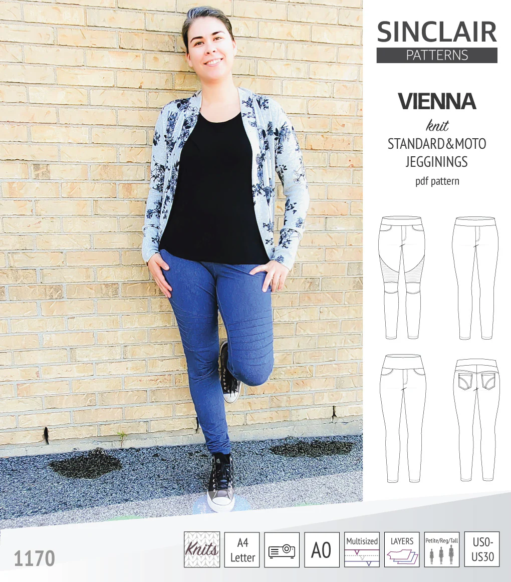 Vienna knit jeggings with moto patch option (PDF) - Image 26