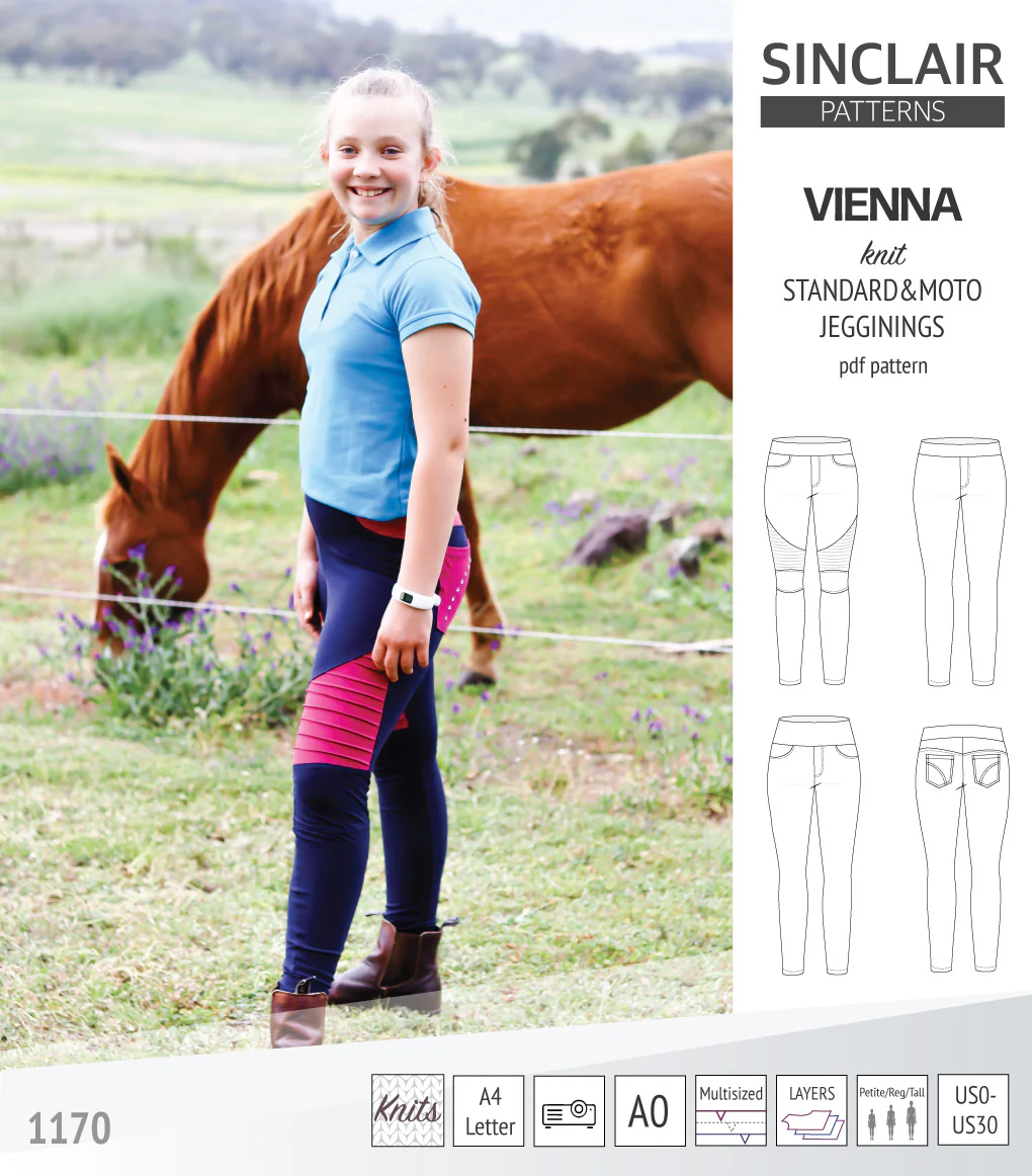 Vienna knit jeggings with moto patch option (PDF) - Image 28