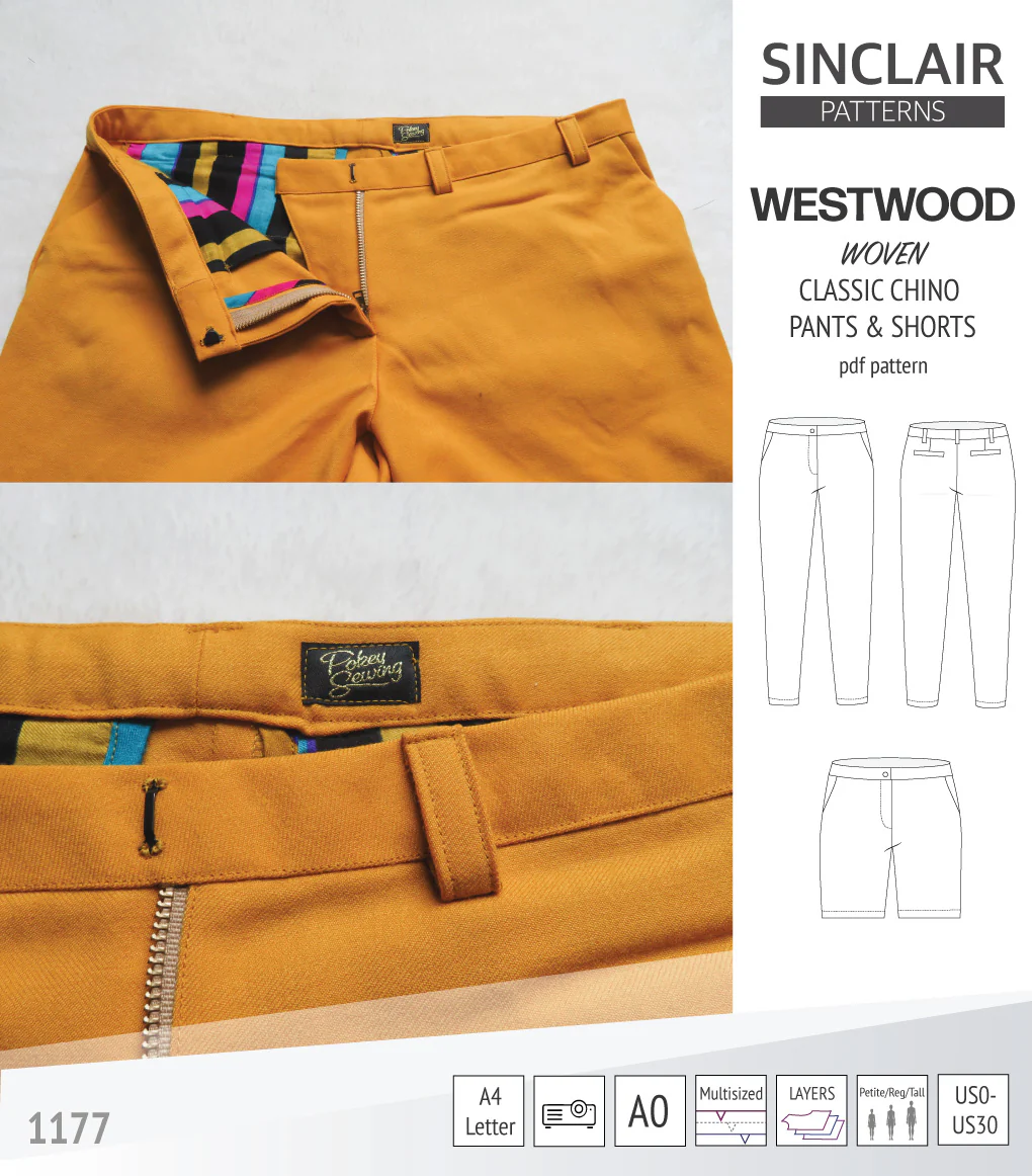 Westwood classic chino trousers for woven fabrics (PDF) - Image 10