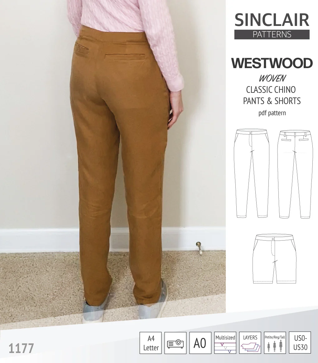 Westwood classic chino trousers for woven fabrics (PDF) - Image 13
