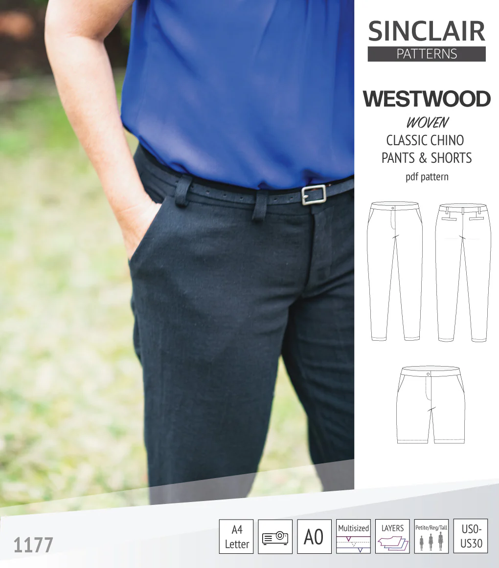 Westwood classic chino trousers for woven fabrics (PDF) - Image 15