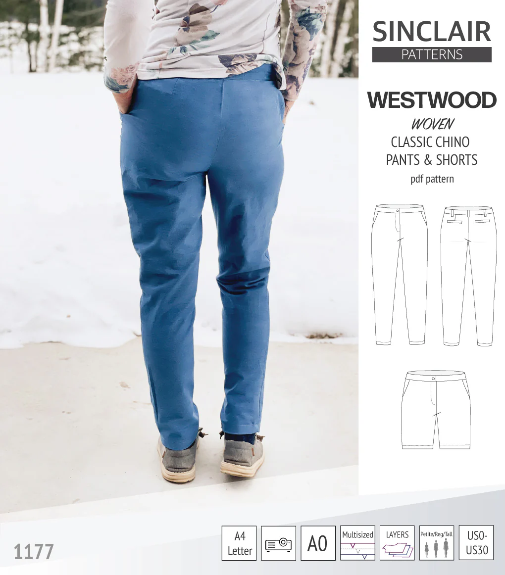 Westwood classic chino trousers for woven fabrics (PDF) - Image 18