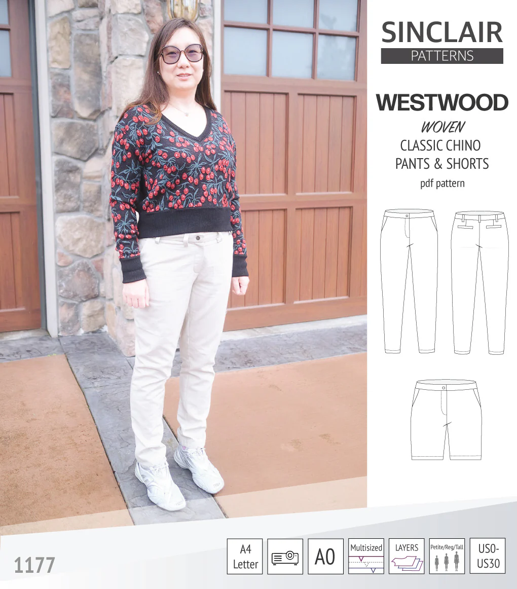Westwood classic chino trousers for woven fabrics (PDF) - Image 19