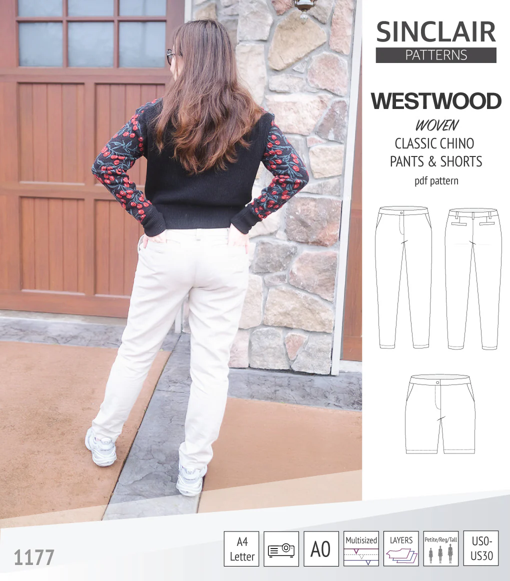 Westwood classic chino trousers for woven fabrics (PDF) - Image 20