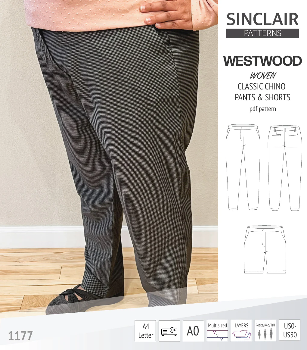 Westwood classic chino trousers for woven fabrics (PDF) - Image 23