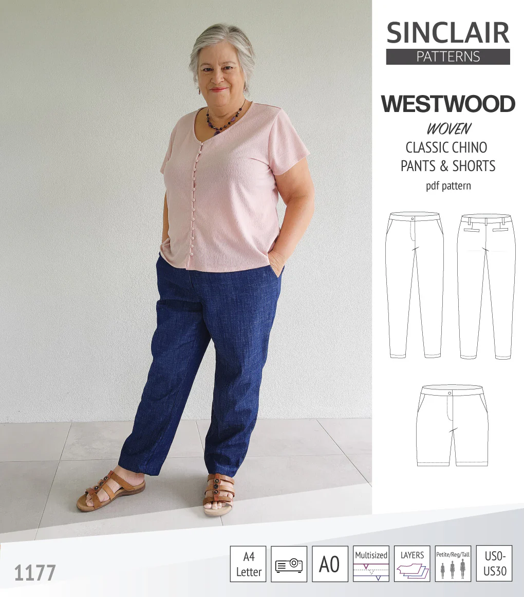 Westwood classic chino trousers for woven fabrics (PDF) - Image 24