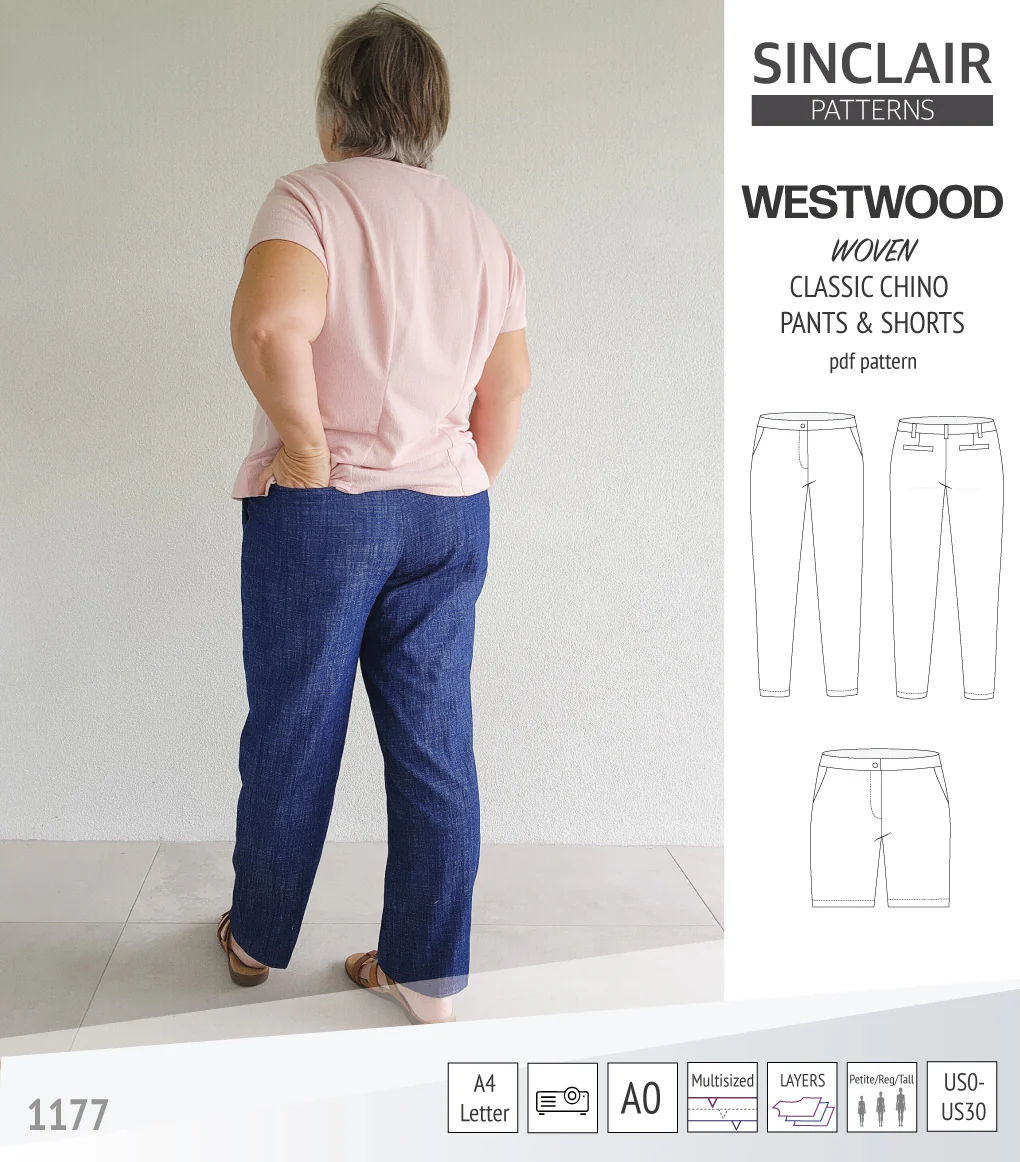 Westwood classic chino trousers for woven fabrics (PDF) - Image 25