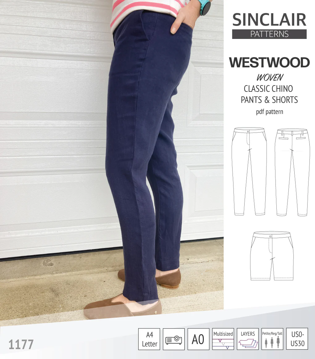 Westwood classic chino trousers for woven fabrics (PDF) - Image 27