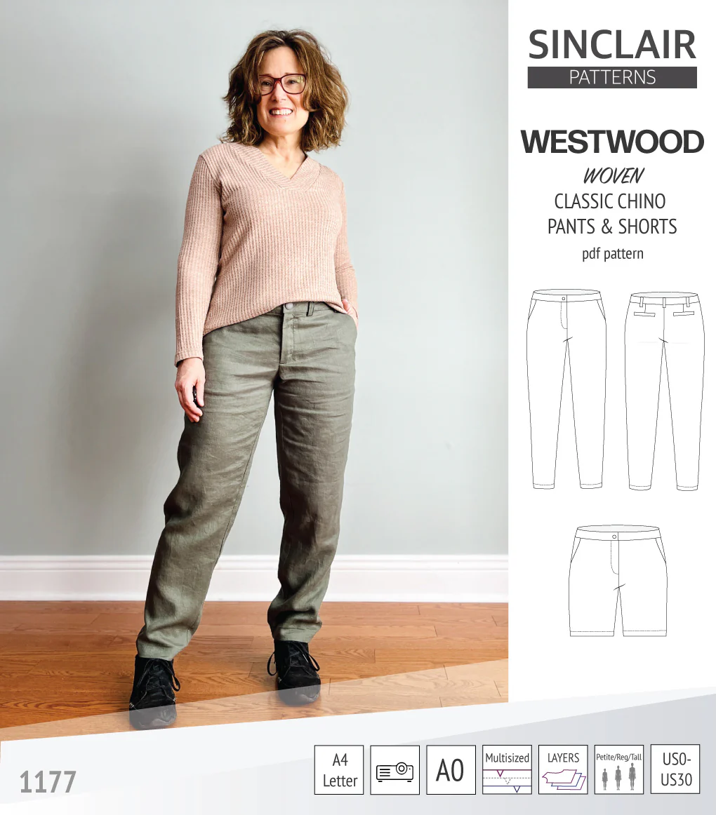 Westwood classic chino trousers for woven fabrics (PDF) - Image 4