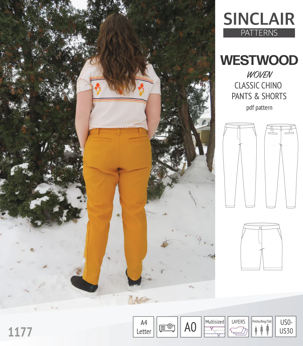 Westwood classic chino trousers for woven fabrics (PDF) - Image 9